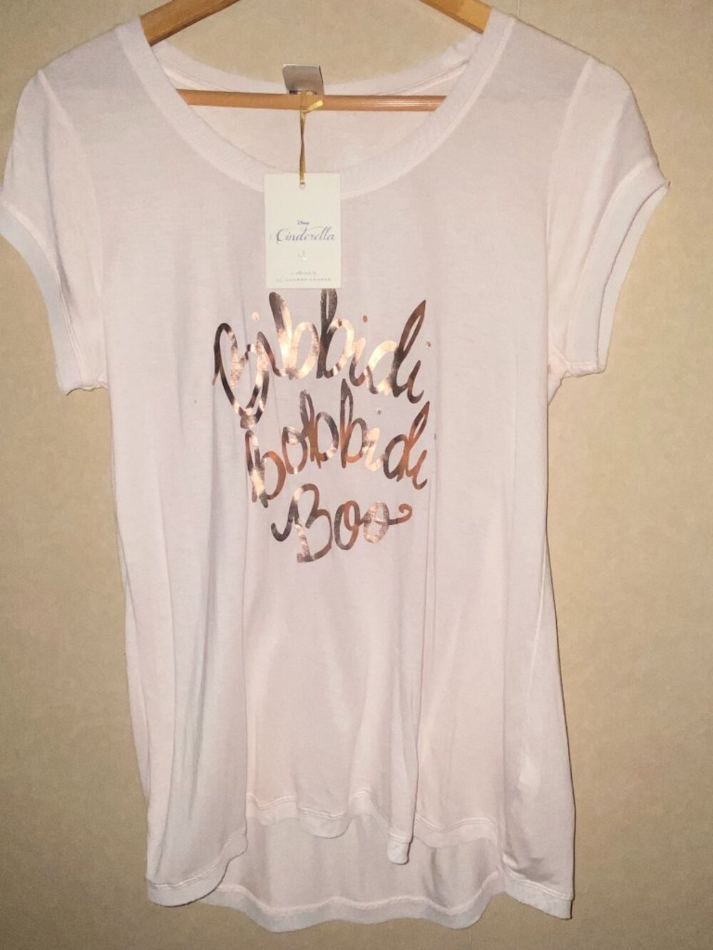 Lauren Conrad Disney Princess Cinderella Bibbidi Bobbidi Boo T-Shirt NWT Medium